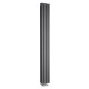 Радиатор Rastas Aurora 2 1800х240 Anthracite нижнее (8-11 м²)