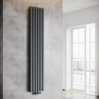 Радиатор Rastas Aurora 2 1800х360 Anthracite нижнее (12-17 м²)