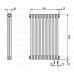 Радиатор Arbonia 2 1800х450 Black mat нижнее 89 (13-17 м²)