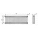 Радиатор Arbonia Röhrenradiator 3057/22 RAL9016 боковое (12-17 м²)