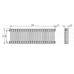 Радиатор Arbonia Röhrenradiator 3057/24 RAL9016 боковое (13-19 м²)