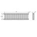 Радиатор Arbonia Röhrenradiator 3057/30 RAL9016 боковое (17-23 м²)