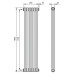 Радиатор Arbonia 2 1800х270 Black mat нижнее (7-10 м2) Радиатор Arbonia 2 1800х270 Black mat нижнее (7-10 м2)
