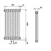 Радиатор Arbonia 2 1800х360 White нижнее (10-14 м²) Радиатор Arbonia 2 1800х360 White нижнее (10-14 м²)