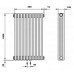 Радиатор Arbonia 3 1800х450 White нижнее (17-23 м²) Радиатор Arbonia 3 1800х450 White нижнее (17-23 м²)