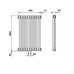 Радиатор Arbonia 2 1800х450 White нижнее (13-17 м²) Радиатор Arbonia 2 1800х450 White нижнее (13-17 м²)