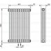 Трубчатые радиаторы Arbonia 3 180х450 TF (Klarlack Tehnoline)