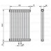Радиатор Arbonia 2 1800х450 Anthracite нижнее (13-17 м²)
