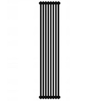 Трубчатый радиатор Cordivari Ardesia 2 2000×368 Nero Opaco (нижнее)