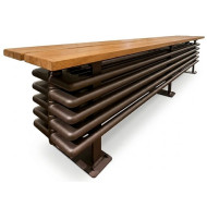 Трубчатый радиатор-лавка Cordivari Ardesia Bench 396×1950 мм Dark Brown Трубчатый радиатор-лавка Cordivari Ardesia Bench 396×1950 мм Dark Brown