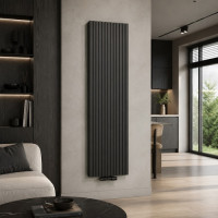 Радиатор Radeco Torget Plus 1 1800*562 Black mat нижнее (18-25 м2) Радиатор Radeco Torget Plus 1 1800*562 Black mat нижнее (18-25 м2)