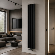 Радиатор Radeco Bora 1800*310 Black mat нижнее (16-22 м2) Радиатор Radeco Bora 1800*310 Black mat нижнее (16-22 м2)