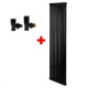 Радиатор Zehnder Charleston 2 1800х460 Black mat боковое 1/2" (12-17 м²) Радиатор Zehnder Charleston 2 1800х460 Black mat боковое 1/2" (12-17 м²)