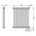 Радиатор Delonghi Multicolumn 2 1800х552 RAL9005 matt нижнее (15-20 м²)