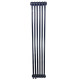 Радиатор Delonghi Multicolumn 3 1800х276 RAL9005matt нижнее (10-14 м²)