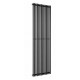 Радиатор Irsap Arpa 23/1 Vertical 1820х470 Black нижнее (10-15 м²)