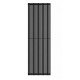 Радиатор Irsap Arpa 23/1 Vertical 2020х606 Black нижнее (15-21 м²)