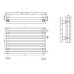 Трубчатый радиатор Irsap Arpa 23/2 Horizontal 402х1820 белый