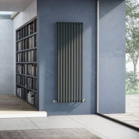 Радиатор Irsap Elipsis 1 2000х480 Black нижнее (11-15 м²)