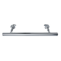 Полочка Irsap Tondo 25 chrome 370 mm для трубч. радиатора