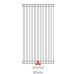 Радиатор Irsap Sax 2 2000х480 White нижнее (17-24 м²)