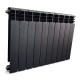 Биметаллический радиатор Hertz 500/100 Black Str. Биметаллический радиатор Hertz 500/100 Black Str.