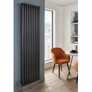 Вертикальный радиатор Global Ekos Plus черный (Black radiator)