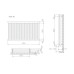 Радиатор отопления горизонтальный Polywarm Comfort Gera тип 20 высотой 350 мм