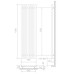 Вертикальные радиаторы Polywarm Sorbonne 1560*390 мм