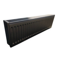 Стальной радиатор Ultratherm 22 Black 300 (боковое подключение) Стальной радиатор Ultratherm 22 Black 300 (боковое подключение)