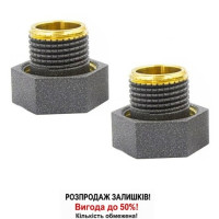 Адаптер Vario Term 3/4"ВР х 1/2" Graphite Str (2 шт)