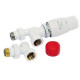 Аксиальные краны Vario term AXI Eleganckie ½ White