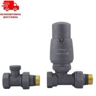 Радиаторные краны Vario Term Royal ½ Graphite Structural прямые Радиаторные краны Vario Term Royal ½ Graphite Structural прямые
