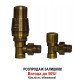 Радиаторные краны Vario Term Royal Antique brass угловые Радиаторные краны Vario Term Royal Antique brass угловые