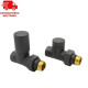 Комплект кранов Vario Term Swing 1/2" прямые, графит стр. Комплект кранов Vario Term Swing 1/2" прямые, графит стр.