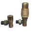 Радиаторные краны Vario Term Royal Antique brass угловые Радиаторные краны Vario Term Royal Antique brass угловые