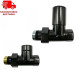 Прямые краны Vario Term Swing 1/2" черный мат