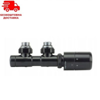Термостатические краны Vario Term Twins Tucan Black deep matte Термостатические краны Vario Term Twins Tucan Black deep matte