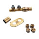 Краны радиаторные Vario Term All in One Twins Antique brass