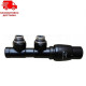 Кран радиаторный угловой Vario Term Twins Black deep matte